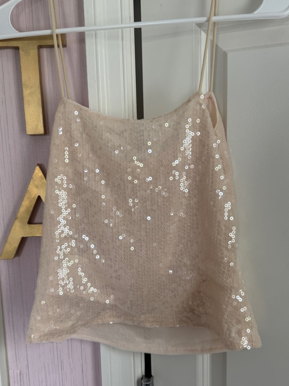 Missguided sequin tank